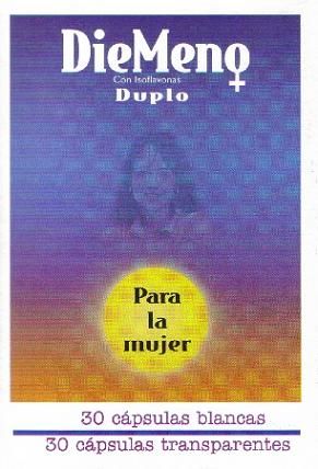 DIEMENO DUPLO 30cap.blancas y 30cap.transparentes